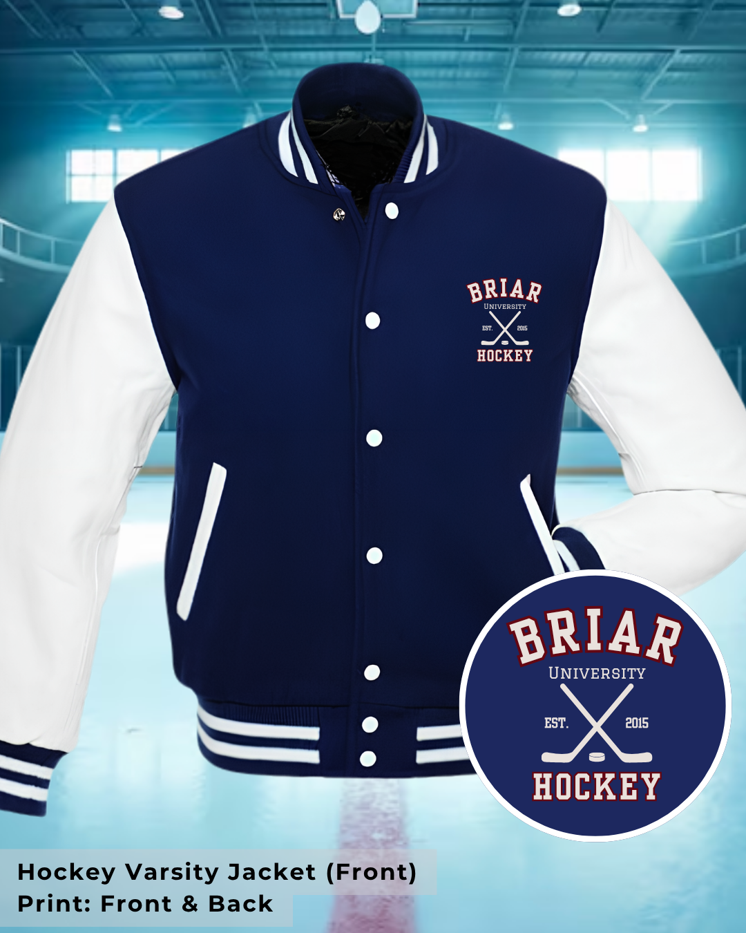Off Campus | Briar Hockey - Varsity Jacket